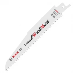 Lame De Scie Sabre Bois Et Métal Lame Scie Sabre Bois Métal Bosch S610VF Wood And Metal 150x22x1,6mm X5 -Outil de coupe Soldes Boutique s610vf