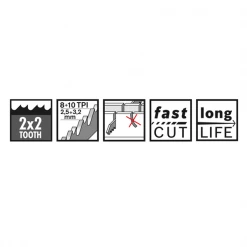 Lame De Scie Sabre Pour Le Métal Lame Scie Sabre Métal Bosch S926CHF Heavy For Metal 150x25x1,1mm Lot X5 -Outil de coupe Soldes Boutique s926chf fonctions