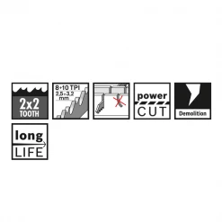 Lame De Scie Sabre Bois Et Métal Lame Scie Sabre Métal Bosch S1130CF Endurance Metal 225x22x1,6mm Lotx5 -Outil de coupe Soldes Boutique s930cf fonctions