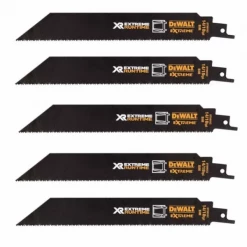 Lame De Scie Sabre Pour Le Métal Lame De Scie Sabre Métal Dewalt DT99552-QZ Longueur 230 Mm - Lot De 5 -Outil de coupe Soldes Boutique sabre5