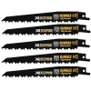 Lame De Scie Sabre Pour Le Bois Lame De Scie Sabre Bois Dewalt DT99554-QZ Longueur 152 Mm - Lot De 5 -Outil de coupe Soldes Boutique sabreb
