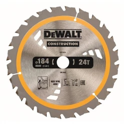 Lame De Scie Circulaire Bois ø 185 Mm Lame De Scie Circulaire Dewalt DT1951-QZ 184x20 Mm
