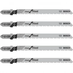Lame De Scie Sauteuse Pour Le Bois Jeu De 5 Lames De Scie Sauteuse Pour Bois T 101 BR : Bosch 2608630014 10 Lame De Scie Sauteuse Pour Le Bois Jeu De 5 Lames De Scie Sauteuse Pour Bois T 101 BR : Bosch 2608630014 -Outil de coupe Soldes Boutique t101brx5