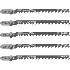 Lame De Scie Sauteuse Pour Le Bois Lame Scie Sauteuse Pour Bois T 244 D Jeu De 5 Lames : Bosch 2608630058 7 Lame De Scie Sauteuse Pour Le Bois Lame Scie Sauteuse Pour Bois T 244 D Jeu De 5 Lames : Bosch 2608630058 -Outil de coupe Soldes Boutique t244dx5